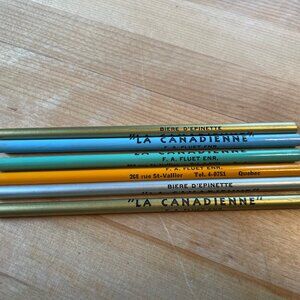 Vintage Promotional Pencils "La Canadienne"